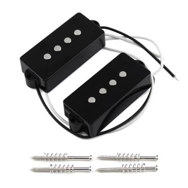 Imagem de FLEOR Captador Humbucker de baixo Alnico 5 P para substituição de graves de 4 cordas P