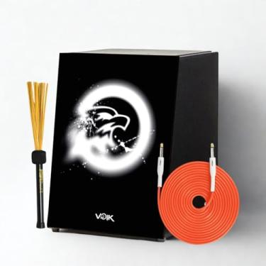 Imagem de Cajon Elétrico Preto Com Vassourinha C82 Voik By FSA Strike (AG WH STK)