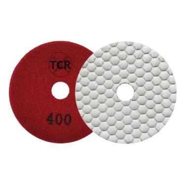 Imagem de Lixa Seca Colmeia Branca Diamantada Polir Marmore 100MM Pro - tcrabras