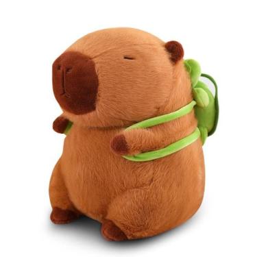 Imagem de Brinquedo de pelúcia WESOPAN Capybara Stuffed Bicho 35 cm com acessóri