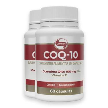 Imagem de Kit 2 Coenzima Q10 100mg Vitafor 60 Cápsulas
