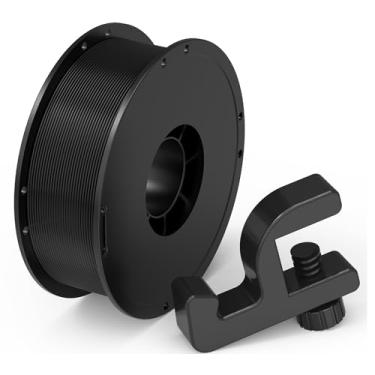 Imagem de Filamento de impressora 3D BIQU CarbonCore25 PETG 1,75 mm 1 kg (2,2 lbs) para a maioria das impressoras 3D FDM, força de grau industrial de núcleo de fibra de carbono 15-25% (preto)