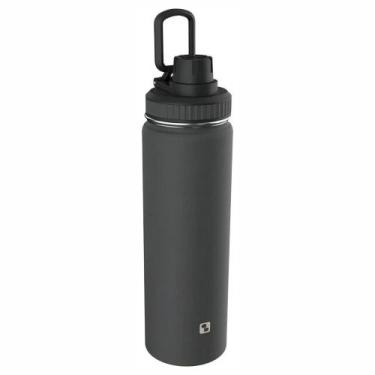 Imagem de Garrafa Térmica de Inox 650 ml Cinza Everest Soprano