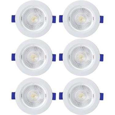 Imagem de Kit 6 Spot de Led Embutir Slim PAR20 Redondo 8W Bivolt - Blumenau Ilum