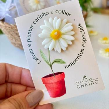 Imagem de Kit Lembrancinha Mini Vela Aromática Dia do Cliente 10 un - Casa DiChe