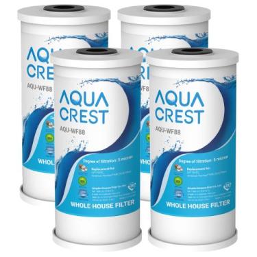 Imagem de Filtro de água AQUA CREST FXHTC Whole House, pacote de 5 mícrons x4