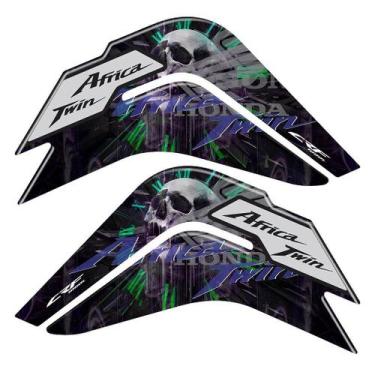 Imagem de Adesivo Protetor Lateral Compatível CRF 1000L África Twin Resinado - A