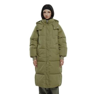 Imagem de Jaqueta puffer PUFFIT Long para mulheres, 2024, espessada no inverno