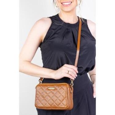 Imagem de Bolsa pequena de couro matelassê Beatriz-Feminino