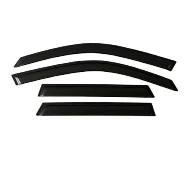 Imagem de GRJQRKHZ Defletor de janela lateral de carro para alcance para R&Over Vogue L405 2013-2021 Weathershied viseira de porta vento sol proteção de chuva janela lateral defletores de vento