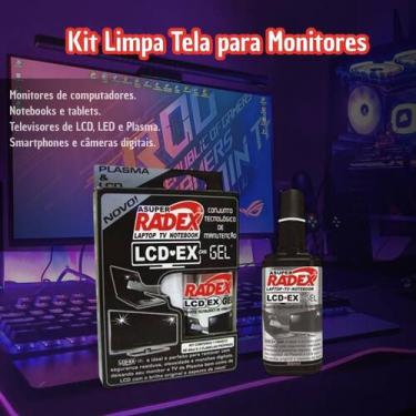 Imagem de Kit Limpa Tela para Monitores/Notebook/LCD Radex 60ml
