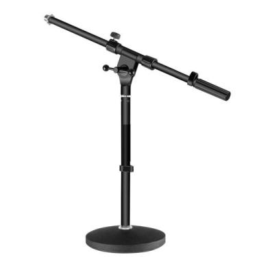 Imagem de Mini Pedestal,suporte p/ microfonar bumbo,violão,cubo,reto/girafa,cabe