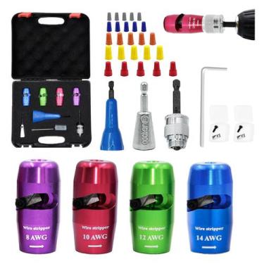 Imagem de Decapador de fios para furadeira TUFPUZRLCT 7 em 1 com Wire Nut Twiste