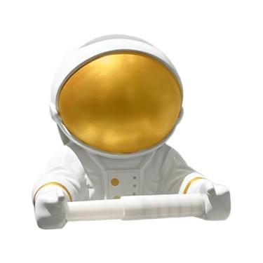 Imagem de Llazsybz Suporte de Papel Higiênico Fofo em Formato de Porta-toalhas de Papel, Fácil de Limpar, Desenho Animado, Montado Na Parede, Dourado, Tamanho real