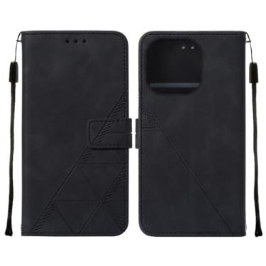 Imagem de Capa carteira de couro para Samsung Galaxy S24 S23 S22 Ultra S21 S20 Plus S20 S23 S22 FE M33 M53 M13 5G M32 Flip Cover Coque Funda, preta, para Galaxy S23 Ultra