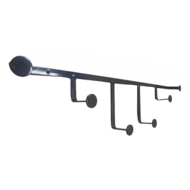 Imagem de Arara Cabideiro, Organizador de Roupas Cabideiro de Chão Arara com Sapateira em Aço Desmontável(CABIDEIRO INDUSTRIAL PRETO)