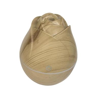 Imagem de Ｂｅｓｇａ Mini Umidificador Difusor de Óleos Essenciais com Textura de Madeira 200ml Difusor de Aromas de Baixo Ruído Umidificador Pessoal para Quarto e Sala de, Marrom