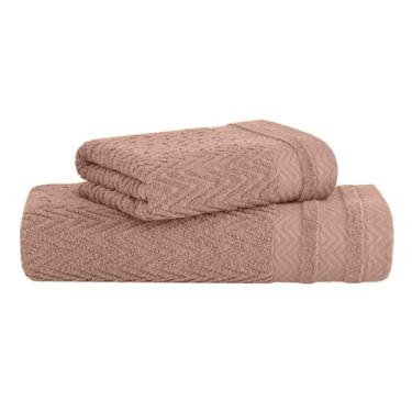 Imagem de Buddemeyer, Kit Jogo de Toalhas Buddemeyer 2 Peças Banho e Rosto Soul 100% Algodão Extra Soft Cor:Caramelo 3003