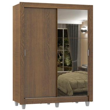 Imagem de Guarda Roupa Dallas Plus 2 Portas Correr 1 Espelho Madesa