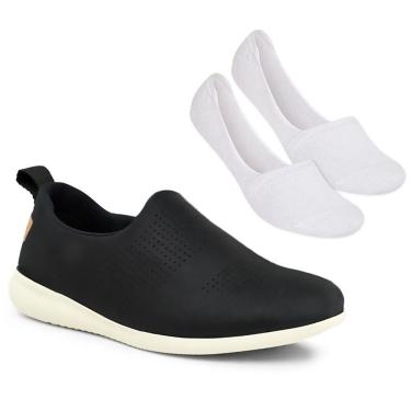 Imagem de Kit Tênis Usaflex Laser Feminino + Par de Meia