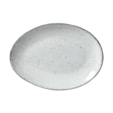 Imagem de Conjunto com 6 Pratos de Sobremesa Oval Orgânico Echo 22,5x16,5x2,5cm