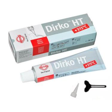 Imagem de Junta Cola Silicone Dirko Ht Cinza Elring 70ml - DIRKO (648661)