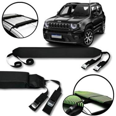 Imagem de Rack Teto Prancha Surf Carro Com Cinta Jeep Renegade - BR18