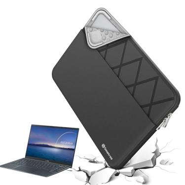 Imagem de Smatree Capa para laptop para ASUS Zenbook Pro 14 OLED UX6404 de 14,5 polegadas, capa com bolso para acessórios, zíper YKK, design patenteado de supercanto (E466)