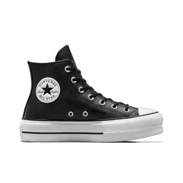 Imagem de Converse Tênis unissex adulto Chuck Taylor All Star Seasonal 2019 cano alto, Preto/Preto/Branco, 34