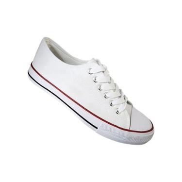 Imagem de Tênis Urban Casual Canvas para Mulheres Branco 7074 - Lightbek Officia