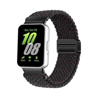 Imagem de Pulseira Magnética Ajustável De Nylon Para Samsung Galaxy Fit3, Acessó