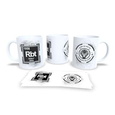 Imagem de Caneca Geek Elementos 42, Cerâmica Branca, Design Nerd com Símbolo Científico, Estilo Retro 1977 (15047)