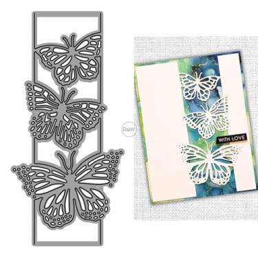 Imagem de DzIxY Matrizes de corte de metal de renda borboleta para kit de confecção de cartões, papel em relevo, recortes, scrapbook, máquina, estêncil, bolsos de armazenamento, suprimentos