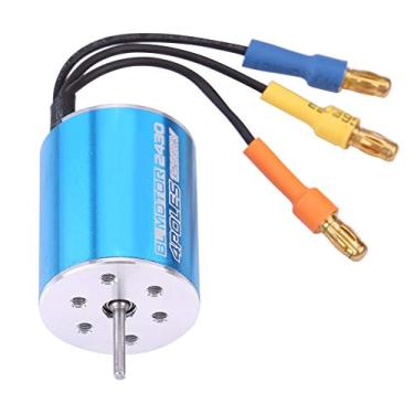 Imagem de Alta Eficiência de 2430 8200kV Motor Sem Escova CNC, Estrutura Estável, Rolamento ABEC5, Rotor de Precisão, Parte RC Com ￠ 2mm Eixo para 1/16 1/18 Carro Modelo