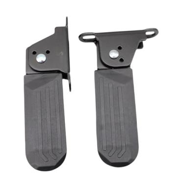 Imagem de Colaxi Pedais traseiros antiderrapantes para bicicleta elétrica, substituem diretamente os apoios de pés dobráveis, Distância entre