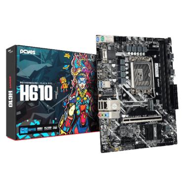 Imagem de Placa Mãe Intel H610 LGA1700 DDR4 2x 3200Mhz mATX PCYES
