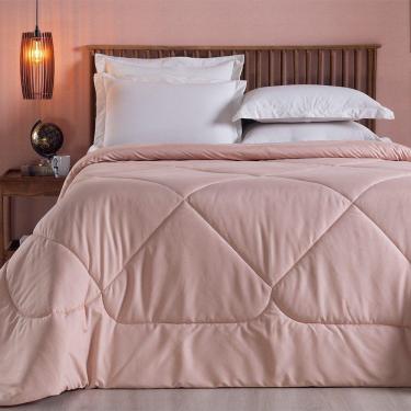 Imagem de Edredom Queen Unique Dupla Face Micropercal 200 Fios Toque De Algodão 1 Peça - Rose