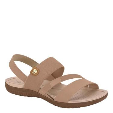 Imagem de Sandália Ortopédica Elástico Macio Feminina Modare 7125.233, Nude, Cam