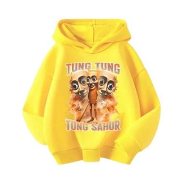 Imagem de Moletom Infantil Italian Brainrot Com Estampa De Desenho Animado, Mang