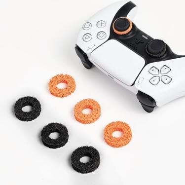 Imagem de MOLOPPO 8 peças de acessórios para jogos de duas cores, compatíveis com PS5, PS4, PS Portal, Xbox One, controle de movimento de assistência de mira, melhora a precisão e a sensibilidade do controle