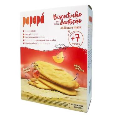 Imagem de Biscoito Infantil de Abóbora e Maçã Sem Glúten Papapá 36g