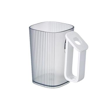 Imagem de Copo de escova de dentes 400 ml copo de banheiro com alça confortável, copo de enxaguante bucal de 400 ml copo reutilizável de banheiro fácil de limpar, plástico durável porta-escovas de dentes de