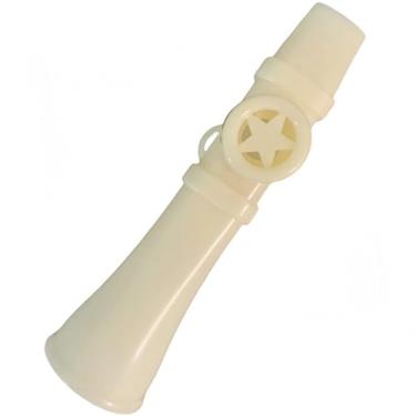 Imagem de Kazoo para adultos lavável, ABS premium Kazoos para adultos, membrana Kazoo permanente suave profissional fácil de aprender, instrumentos musicais para guitarra, ukulele, violino, piano (branco)