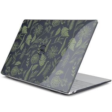 Imagem de Batianda Capa para laptop Dell XPS 13 Copilot+ PC 34.0 cm Display 2025 2024 Número do modelo 9345/9350, capa rígida ultrafina e leve resistente a arranhões com proteção profissional, ramos de plantas
