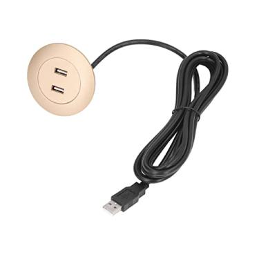 Imagem de Mingzhe Soquete de Carregamento USB para sofá, Proteção de Circuito, Portas USB Duplas, Instalação Embutida, Compatível Com Todos Os Sistemas Telefônicos, Carregamento Rápido, (Ouro)