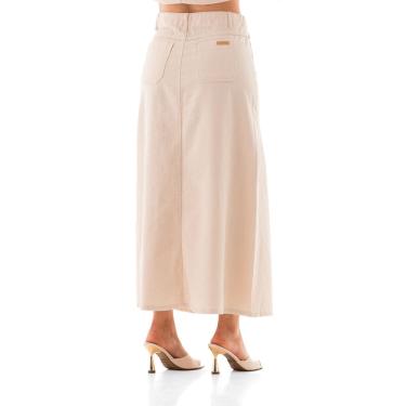 Imagem de Saia Jeans Feminina Arauto Evasê Natural