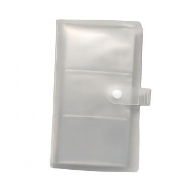 Imagem de Álbum de fotos transparente portátil com 84 compartimentos de cartão para fotos, cartões de visita e armazenamento colecionável