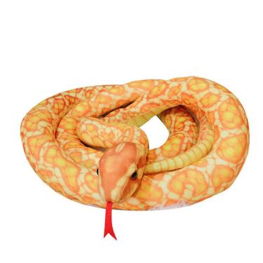 Imagem de Boneca de brinquedo de pelúcia emulada Snake 110 cm em algodão e pelúcia