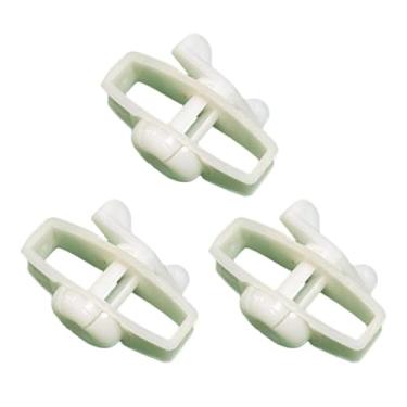 Imagem de Fenteer Tensionador de fio para cerca elétrica, ferramenta de reparo para tensionadores de fita, ferramenta para postes de cerca, Branco 3 Peças