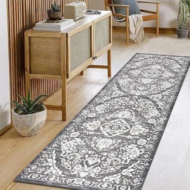 Imagem de HGTRH Tapete para corredores antiderrapante tapete de corredor longo lavável na máquina tapetes de cozinha corredor corredor tapetes estreitos para entrada tapetes com suporte de borracha A 120 x 200